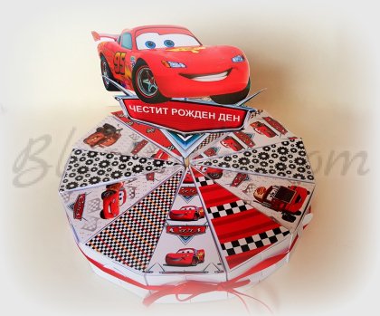 Paper cake "Cars" 