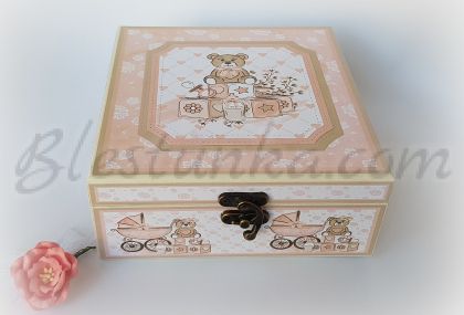 Baby`s Memories Box "Little bear" - girl