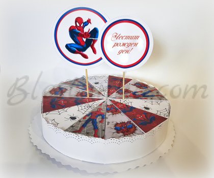 Tarta de papel "La araña"