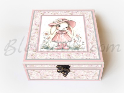 Baby`s Treasures Box "Pink bunny"