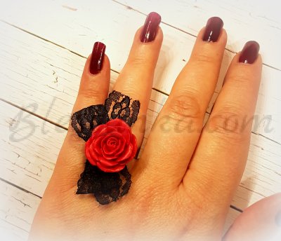 Anillo "Rosa roja"