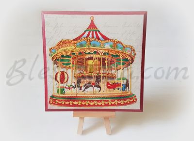 Wooden board "Carousel" 