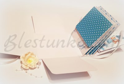 Mini album "Little bear" in blue