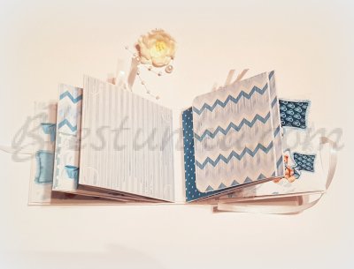 Mini album "Little bear" in blue