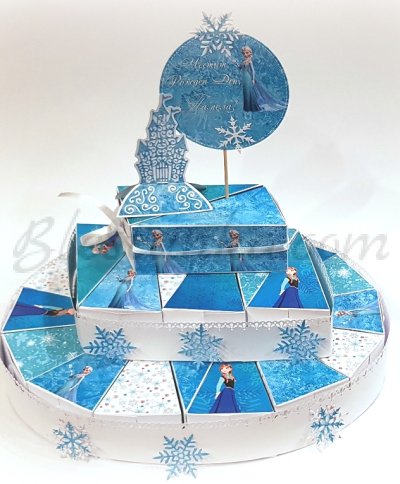 Tarta de papel "Belleza de invierno"