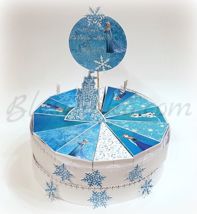 Tarta de papel "Belleza de invierno"