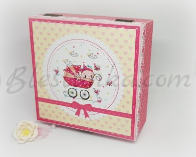 Baby`s Treasures Box "Sweet baby" in pink