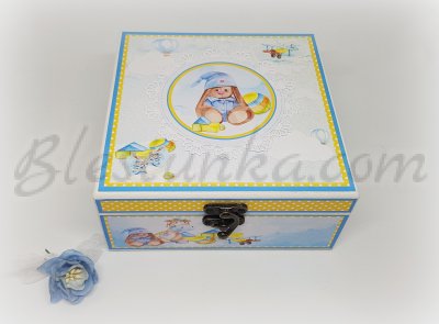 Baby`s Treasures Box "Blue bunny"