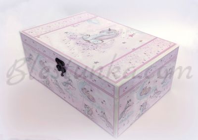 Caja para los tesoros del bebé "Magia"  - grande