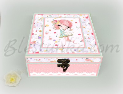 Baby`s Memories Box "The girl with the rabbit"