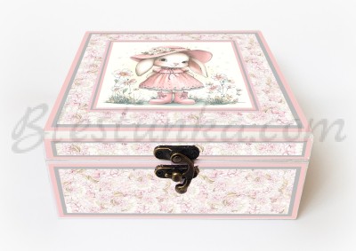 Baby`s Treasures Box "Pink bunny"