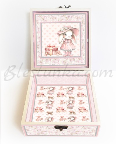 Baby`s Treasures Box "Pink bunny"