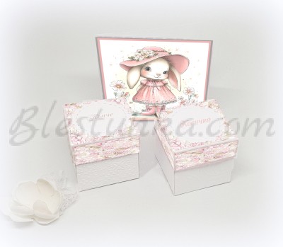 Baby`s Treasures Box "Pink bunny"