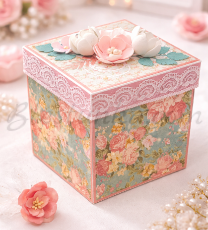 Surprise exploding box "Colorful"