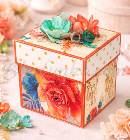 Surprise exploding box "Tenderness" 