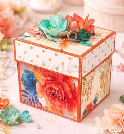 Surprise exploding box "Tenderness" 